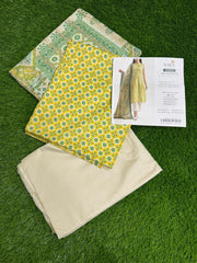 Saya Unstitched Printed Lawn 3-Piece – WUNS-5915