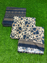 Bin Saeed Unstitched 3-Piece Suit – Blue Elegance