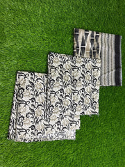 Bin Saeed Unstitched 3-Piece Suit – Classic White