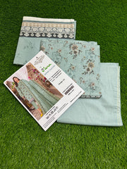 Sana Safinaz by Zareen Unstitched 3-Piece Suit – Soft Light Blue