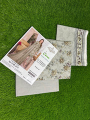 Sana Safinaz by Zareen Unstitched 3-Piece Suit – Elegant Grey