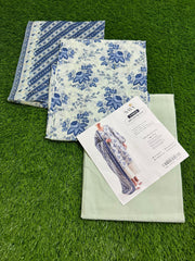 Unstitched Printed Lawn 3-Piece – Saya Brand (WUNS: NON 5908)