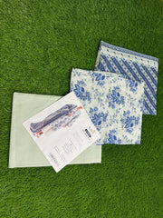 Unstitched Printed Lawn 3-Piece – Saya Brand (WUNS: NON 5908)