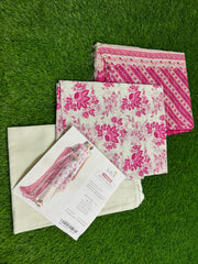 Saya Unstitched Printed Lawn 3-Piece – WUNS-5909