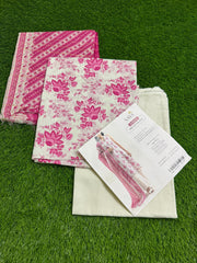 Saya Unstitched Printed Lawn 3-Piece – WUNS-5909