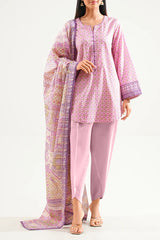 Saya Unstitched Printed Lawn 3-Piece – WUNS-5914