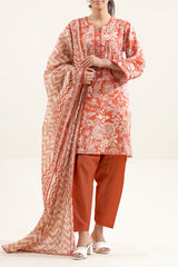 Saya Unstitched Printed Lawn 3-Piece – WUNS-5913